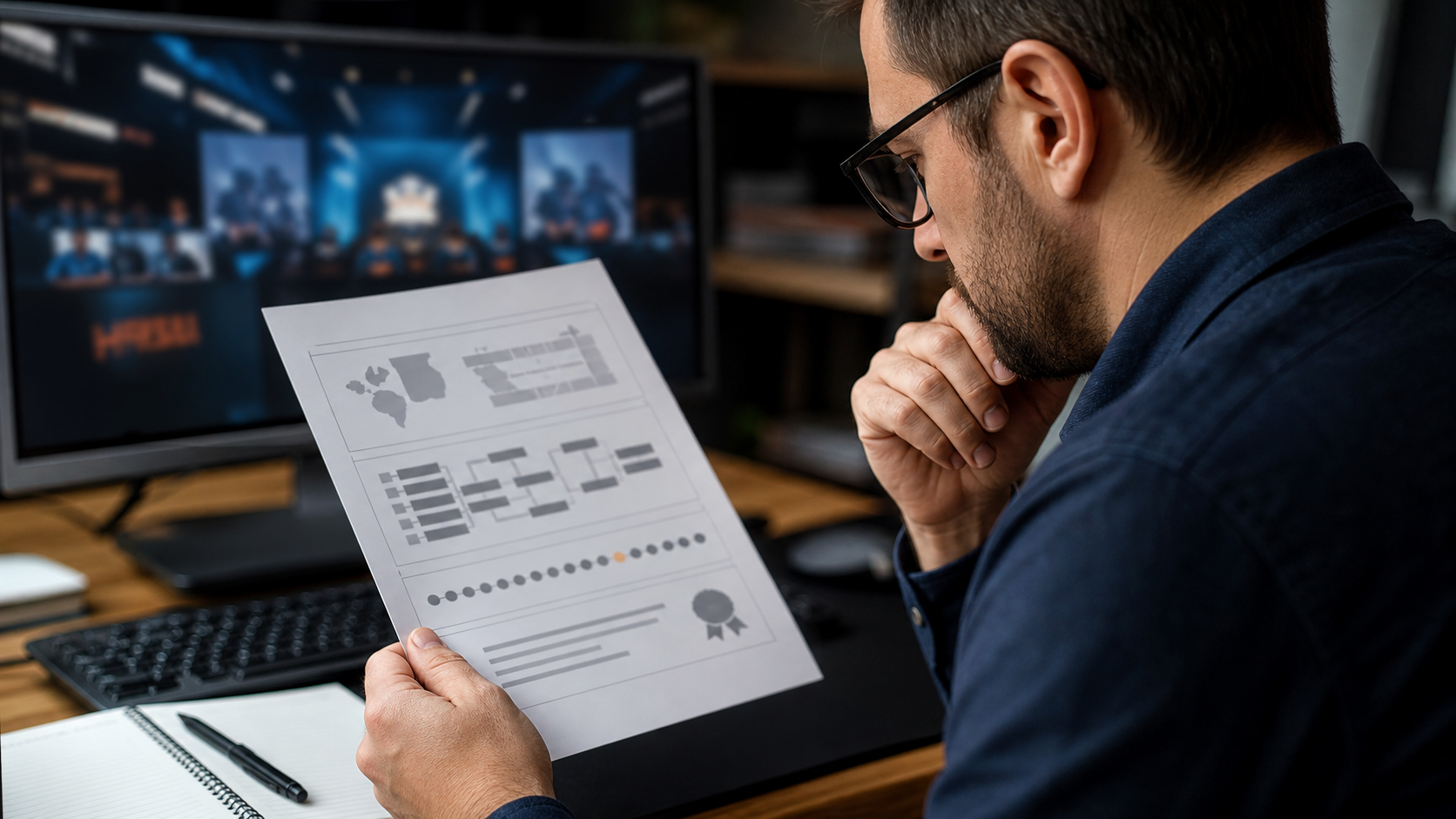 Revisión de reglas de liquidación para una apuesta de esports